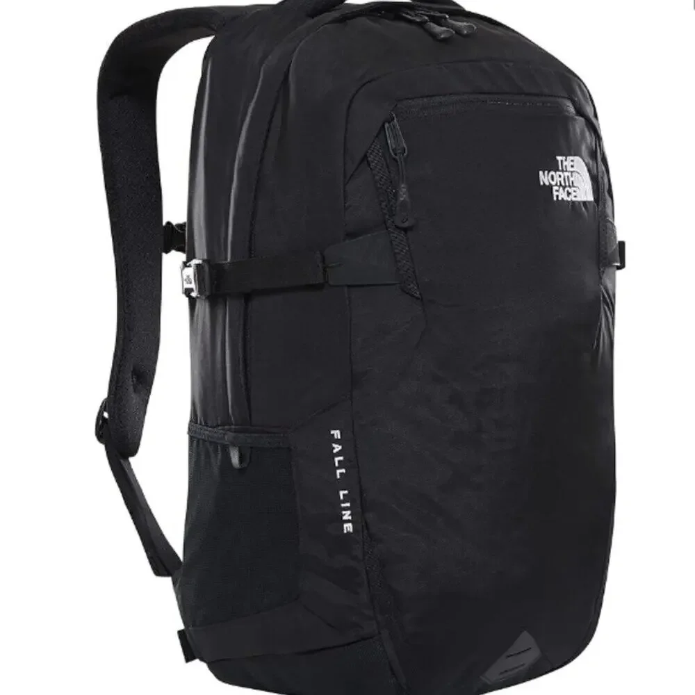 The North Face Fall Line Backpack - Black (has logo embroidered)